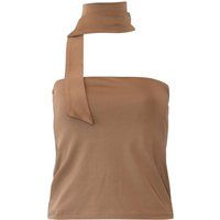 Minimalistisches Bandeau-Top mit Schal