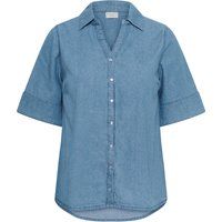 Kurzärmeliges Denim-Hemd im Regular Fit