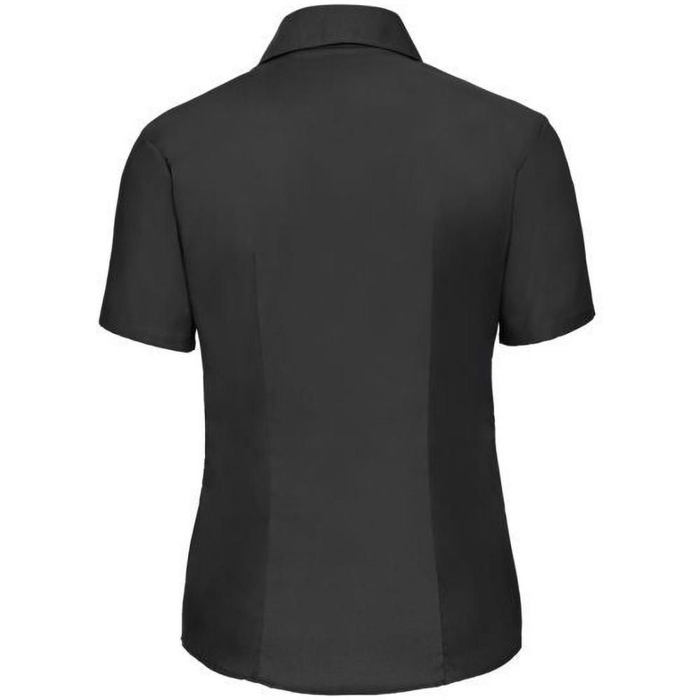 Kurzärmelige pflegeleichte Oxford-Bluse