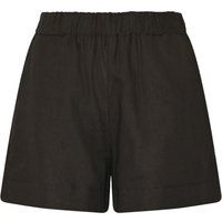Locker sitzende Leinenshorts mit Gummibund