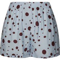 Polka-Dot-Shorts mit Rüschensaum