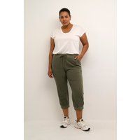 Baumwoll-Caprihose mit Kordelzug