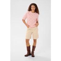 Minimalistische Bermuda-Shorts mit geradem Bein