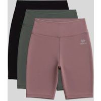 Eng anliegende High-Waist Radlerhose