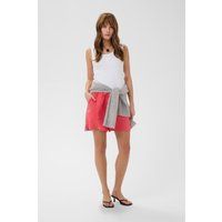 Relaxte gestreifte Shorts mit Kordelzug