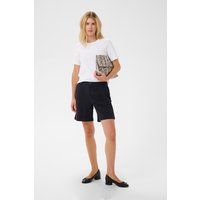 Locker geschnittene Shorts mit geradem Bein