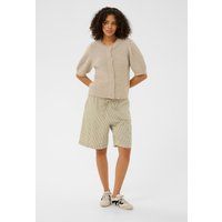 Entspannte gestreifte Bermuda-Shorts