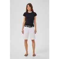 Minimalistische knielange Bermuda-Shorts