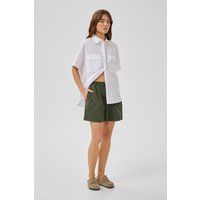 Lockere Shorts mit Kordelzug