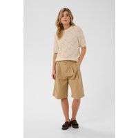 Weite Bermuda-Shorts mit Bundfalten