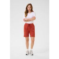 Locker geschnittene Baumwollshorts mit Tunnelzug