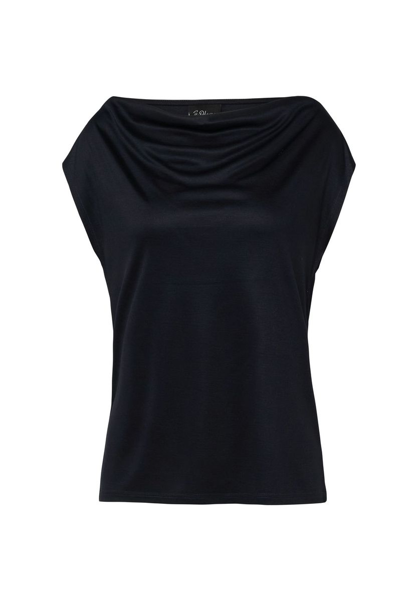 Elegantes Top mit Wasserfall-Ausschnitt