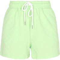 Gesteppte Jersey-Shorts mit Kordelzug