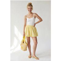 Strukturierte Shorts mit Ballon-Saum