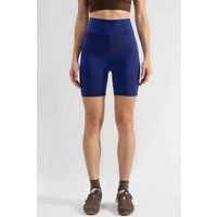 Hochtaillierte texturierte Radlerhose