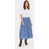Eleganter Plissee-Midirock in A-Linie