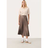 Eleganter A-Linien-Midirock mit Plissee