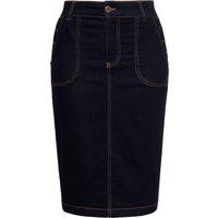 Denim-Bleistiftrock im Western-Stil