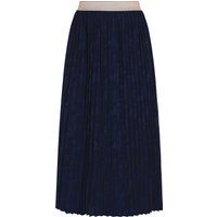 Eleganter Maxi-Plisseerock mit Blumenmuster