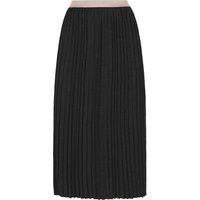 Plissierter Maxirock mit floralem Jacquard