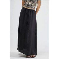 Leichter High-Waist-A-Linien-Maxirock
