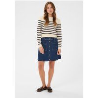 Jeansrock in A-Linie mit Knopfleiste