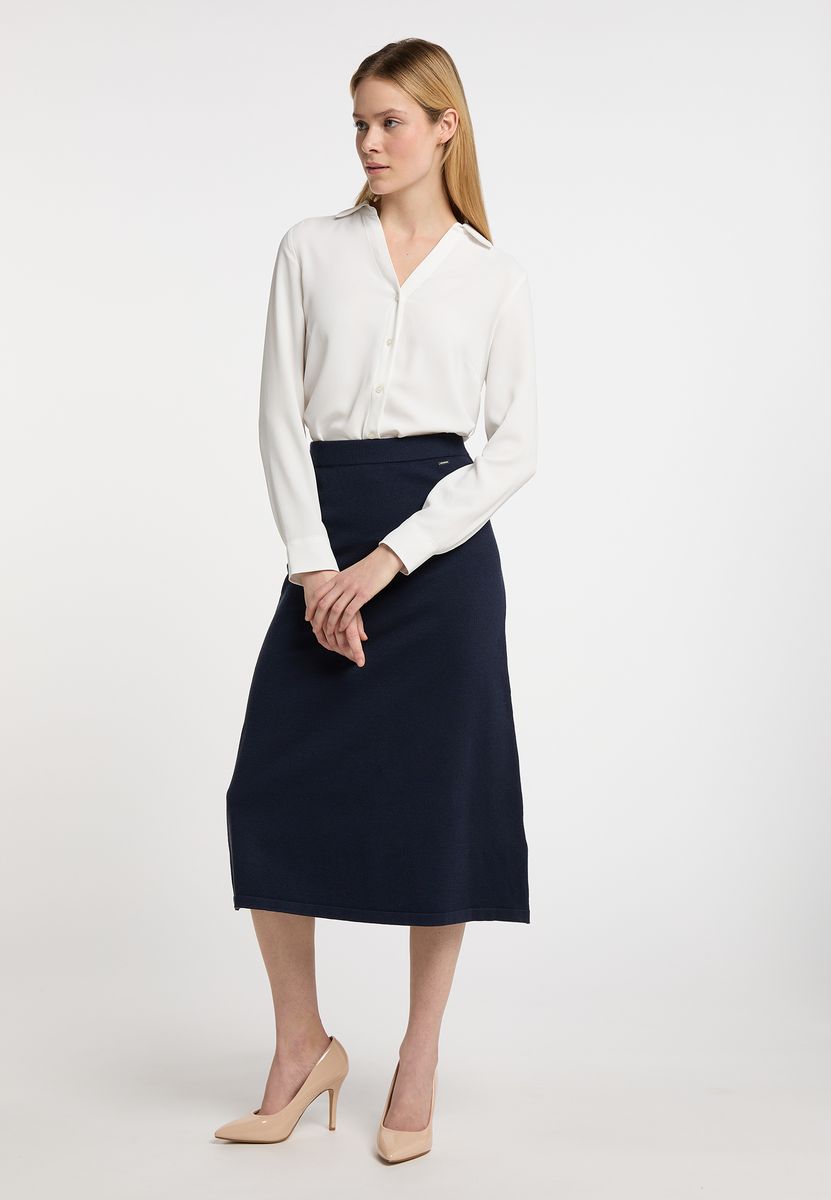 Eleganter Strickrock in A-Linie