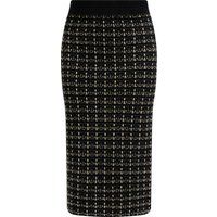 Eleganter Strickrock in Bouclé-Optik
