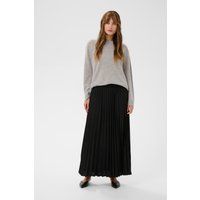 Eleganter Plissierter A-Linien-Maxirock