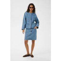 Jeansrock in A-Linie mit Five-Pocket-Design