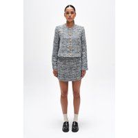Eleganter Minirock aus Tweed