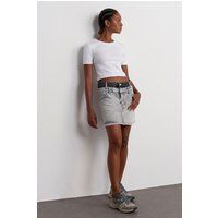 Jeans-Minirock mit Lagen-Bund