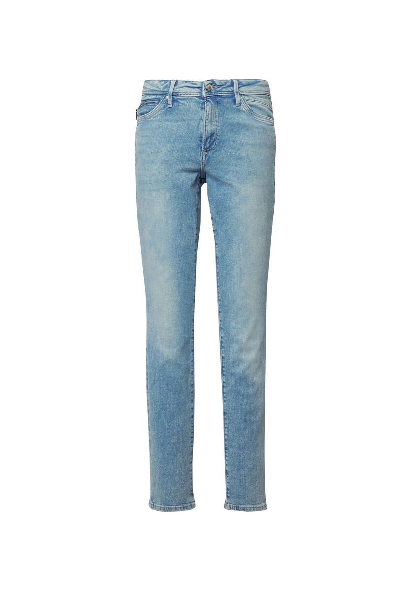 Slim-Fit Mid-Rise Denim-Jeans
