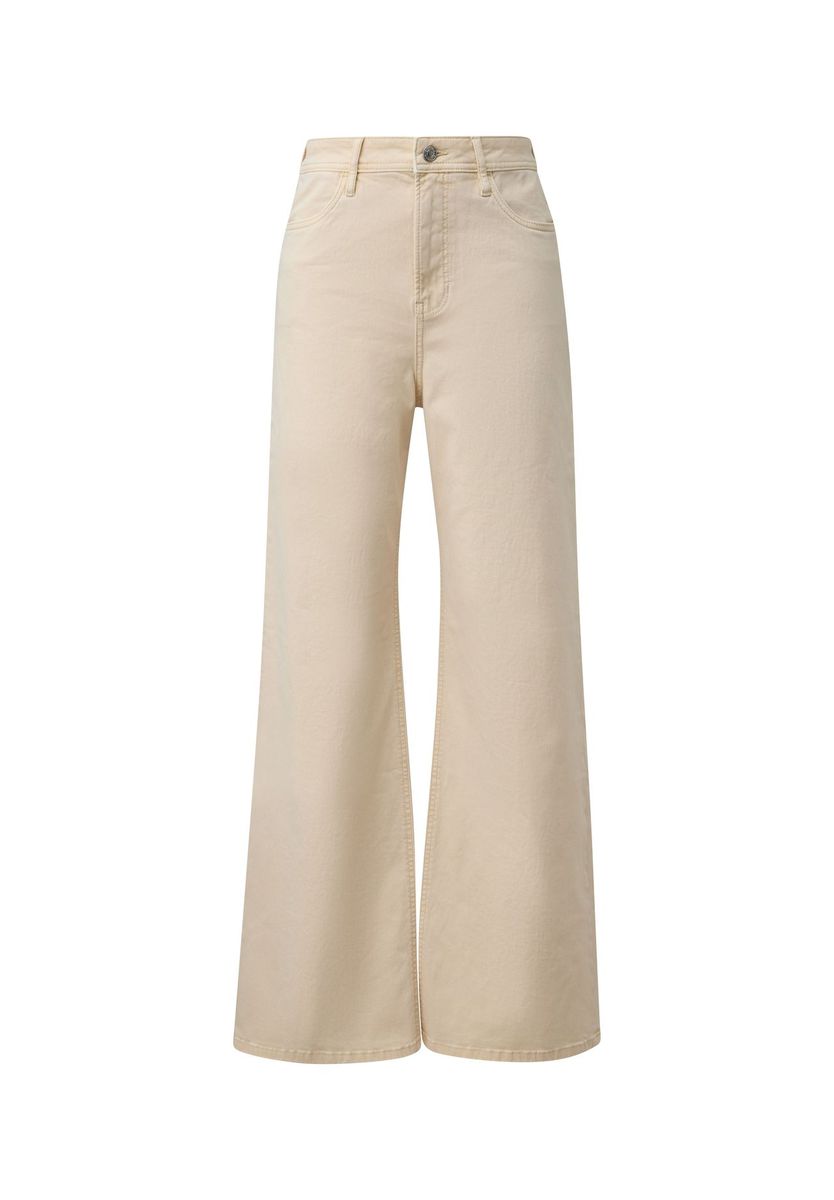 Hoch taillierte Wide-Leg-Jeans