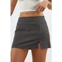 Taillierter Nadelstreifen Mini-Skort