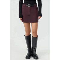 Hochtaillierter Mini-Skort im Business-Stil