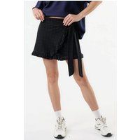 Bestickter Wickel-Skort mit Rüschen