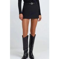 Minimalistischer High-Waist Mini-Skort