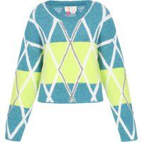 Strickpullover mit geometrischem Muster