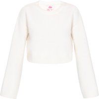 Lockerer Kurzer Strickpullover