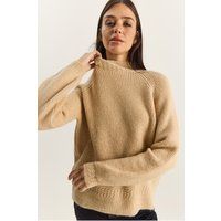 Gemütlicher Oversize-Raglan-Strickpullover