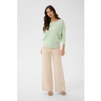 Lockerer Feinstrickpullover mit Dreiviertelarm