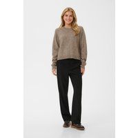 Klassischer Strickpullover mit Rundhalsausschnitt