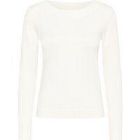 Leichter Feinstrickpullover mit U-Boot-Ausschnitt