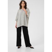Oversized Strickpullover mit Halbärmeln