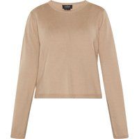 Klassischer Feinstrick-Pullover mit Rundhals