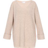 Oversize-Strickpullover mit V-Ausschnitt