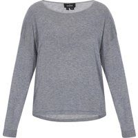 Lockerer Strickpullover mit überschnittenen Schultern