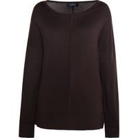 Minimalistischer Strickpullover mit Mittelnaht