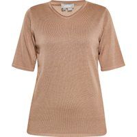 Feinstrick-Kurzarm-Basis-Pullover